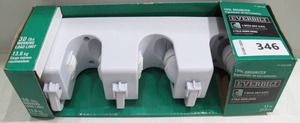 lot 346 image: Everbilt 11 in. Plastic Wall Mount Tool Bar Organizer