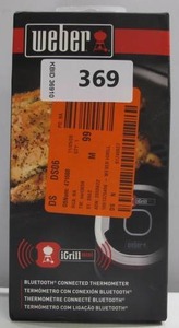 lot 369 image: Weber iGrill Mini Meat Grilling Thermometer
