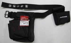lot 387 image: Husky Handyman Tool Belt - Black