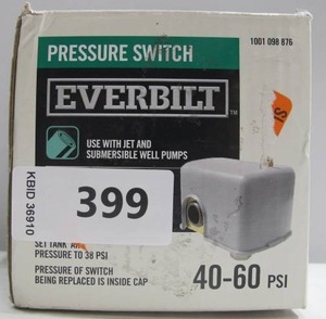 lot 399 image: Everbilt 4060 Pressure Switch for Well Pumps