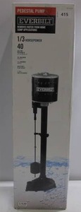 lot 415 image: Everbilt 13 HP Plastic Pedestal Sump Pump