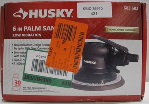 lot 431 image: Husky 6 Inch Low Vibration Palm Sander