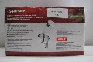 lot 430 image: Husky Gravity Feed HVLP Spray Gun 762 051