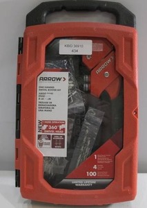 lot 434 image: Arrow One Handed Swivel Riveter Kit RT187SHK
