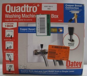 lot 442 image: Oatey Quadro Washing Machine Outlet Box