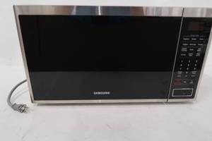 lot 201 image: Samsung - 1.4 cu. ft. Countertop Microwave with Sensor Cooking - Stainless steel