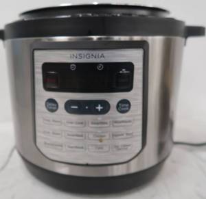 lot 217 image: Insignia - 8qt Digital Multi Cooker - Stainless Steel