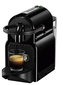 lot 252 image: DeLonghi - Inissia Espresso Machine with 19 bars of pressure and Milk Frother - Black