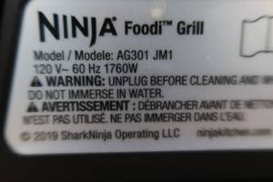 lot 221 image: Ninja - Ninja Foodi 5-in-1 Indoor Grill with 4-qt Air Fryer, Roast, Bake, & Dehydrate - Stainless SteelBlack
