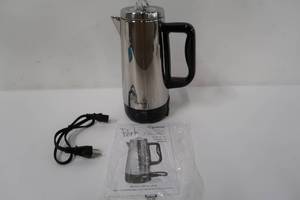 lot 248 image: Capresso 12-Cup Percolator Coffee Maker - Stainless Steel
