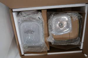 lot 254 image: Cooks Companion Perfect Weight Ditanium Ceramic Nonstick 15pc Covered Cook, Strain & Store Set - Red