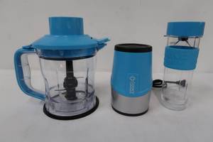lot 263 image: Cooks Companion Shake N Take 500W 2-in-1 Blending Bottle & Food Processor