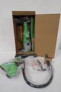 lot 296 image: H2O Mop X5 Basic Mop 5 in 1 All Purpose Handheld Steam Cleaner for Home Use, with Accessory Kit