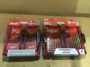 SHOCKWAVE Impact-Duty Titanium Drill Bit Set (15-Piece) by Milwaukee Customer Returns See Pictures