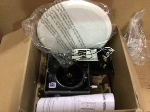 110 CFM Ceiling No Cut Installation Bathroom Exhaust Fan with LED Light Customer Returns See Pictures