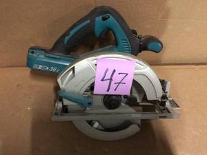 18-Volt X2 LXT Lithium-Ion (36-Volt) Brushless Cordless Rear Handle 7-14 in. Circular Saw (Tool-Only) by Makita Customer Returns See Pictures