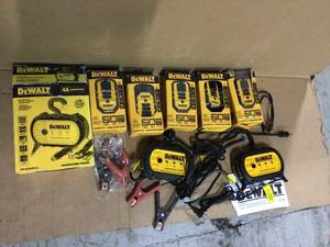 DEWALT 4 Amp Professional Waterproof Portable Car Battery Charger Customer Returns See Pictures