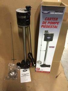 12 HP Cast Iron Pedestal Sump Pump by ECO FLO Customer Returns See Pictures
