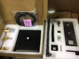 1-spray 10 in. High PressureDual Shower Head and Handheld Shower Head in Matte Black Customer Returns See Pictures
