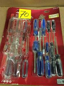 lot 70 image: Hard Handled Screwdriver Set (25-Piece) by Husky Customer Returns See Pictures