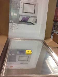lot 98 image: MCS Medium Rectangle Silver Casual Mirror (39.87 in. H x 29.87 in. W) Customer Returns See Pictures