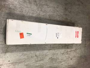 lot 112 image: Luxier 51 in. 6- -Jet Full Body Shower System Panel with Rainfall Shower Head Hand Shower Tub Spout LED Display in Black not used see pictures