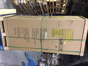 lot 101 image: Husky Heavy Duty Welded 64 in. W x 81 in. H x 24 in. D Steel Garage Cabinet Set in Black (3-pc) not used