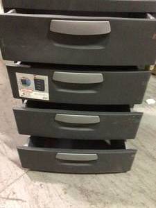 35.5 in. H x 18.75 in. W x 25.63 in. D 4-Drawer Plastic Chest by Sterilite&nbsp&nbspCustomer Returns See Pictures&nbsp