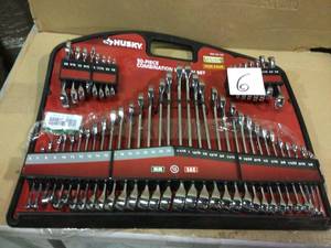 SAEmm Combination Wrench Set (50-Piece) by Husky&nbsp&nbspCustomer Returns See Pictures&nbsp