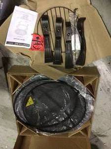 Ashcraft 30 in. Steel Round Fire Pit by Hampton Bay&nbsp&nbspCustomer Returns See Pictures&nbsp