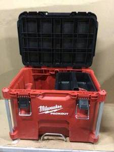PACKOUT 22 in. Rolling Tool Box by Milwaukee&nbsp&nbspCustomer Returns See Pictures&nbsp
