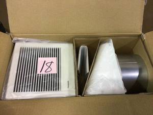 WhisperWall 70 CFM Wall Exhaust Bath Fan, ENERGY STAR&nbsp&nbspCustomer Returns See Pictures&nbsp