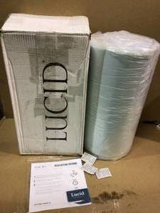 Lucid� Dusk Gel and Aloe Infused Memory Foam Topper, 2 inch, Twin&nbsp&nbspCustomer Returns See Pictures&nbsp