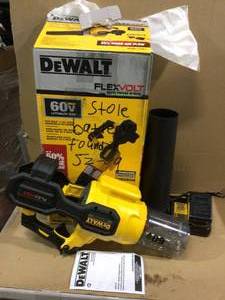 125 MPH 600 CFM FLEXVOLT 60V MAX Lithium-Ion Cordless Axial Blower with (1) 20V Battery and Charger Included by DEWALT Customer Returns See Pictures&nbsp