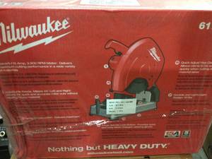14 in. 15 Amp Abrasive Cut-Off Machine by Milwaukee&nbsp&nbspCustomer Returns See Pictures&nbsp