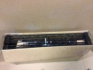 Black 3-Tier Metal Wire Shelving Unit (24 in. W x 30 in. H x 14 in. D) by HDX&nbsp&nbspCustomer Returns See Pictures&nbsp
