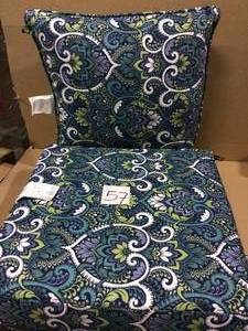 24 x 24 Sapphire Aurora Damask 2-Piece Deep Seating Outdoor Lounge Chair Cushion by Arden Selections&nbsp&nbspCustomer Returns See Pictures&nbsp