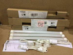 24 in. LED White Corner Light by Commercial Electric&nbsp&nbspCustomer Returns See Pictures&nbsp