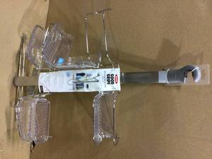 Good Grips Hose Keeper Shower Caddy in Stainless Steel by OXO&nbsp&nbspCustomer Returns See Pictures&nbsp