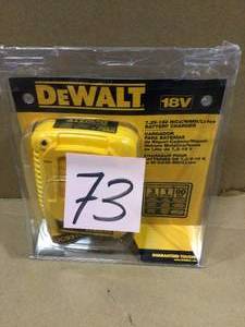 18-Volt 1-Hour Battery Charger by DEWALT&nbsp&nbspCustomer Returns See Pictures&nbsp