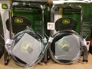 John Deere Garage Stool&nbsp&nbspCustomer Returns See Pictures&nbsp