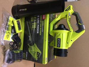 110 MPH 500 CFM 40-Volt Lithium-Ion Cordless Variable-Speed Jet Fan Leaf Blower with 4.0 Ah Battery and Charger Included by RYOBI&nbsp&nbspCustomer Returns See Pictures&nbsp
