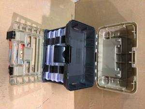 Stow N Go 37-Compartment Rack with 4 Small Parts Organizer by Plano&nbsp&nbspCustomer Returns See Pictures&nbsp
