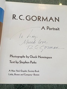 R.C. Gorman Coffee Table Book- 1983 First Edition