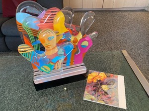 Yankel Ginzburg Acrylic Moving Sculpture