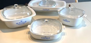 Five Pieces of Corning Ware
