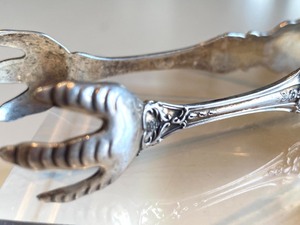 Sterling Silver Relish Tongs