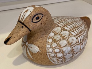 Three Pottery Animal Figurines