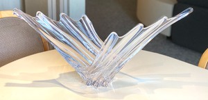 Gorgeous Crystal Swirl Bowl by Varnes