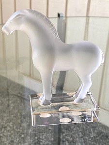 Lalique Horse Figurine
